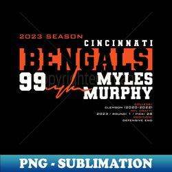 Murphy - Bengals - 2023 - High-Resolution PNG Sublimation File - Unlock Vibrant Sublimation Designs