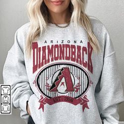 90s Vintage Arizona Diamondback Shirts, Arizona Baseball Sweatshirt Jersey Champions, MLB Arizona Diamondback Baseball T