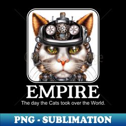The Clockwork Feline A Steampunk Cat Adventure - Premium PNG Sublimation File - Add a Festive Touch to Every Day