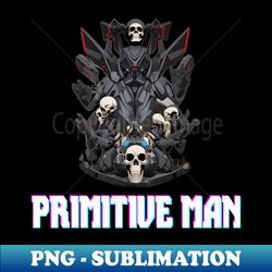 Primitive Man - Digital Sublimation Download File - Enhance Your Apparel with Stunning Detail