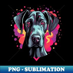 Great Dane Valentine Day - Creative Sublimation PNG Download - Capture Imagination with Every Detail