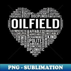 Oilfield Heart - Premium Sublimation Digital Download - Bring Your Designs to Life