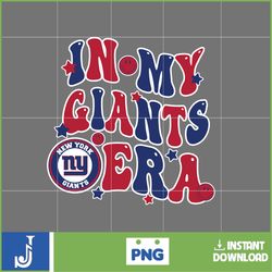 In My Giants Era Football Png, Football In My Png, Football Era Svg, Football NFL Svg, Football Team Svg