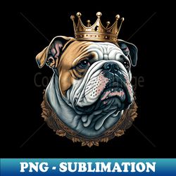 King Bulldog - Digital Sublimation Download File - Perfect for Creative Projects