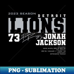 Jackson - Lions - 2023 - Sublimation-Ready PNG File - Vibrant and Eye-Catching Typography