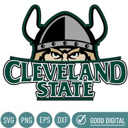 Cleveland State Vikings Svg, Football Team Svg, Basketball, Collage, Game Day, Football, Instant Download
