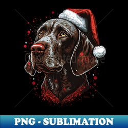Pointer dog christmas - PNG Transparent Digital Download File for Sublimation - Capture Imagination with Every Detail