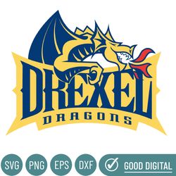 Drexel Dragons Svg, Football Team Svg, Basketball, Collage, Game Day, Football, Instant Download