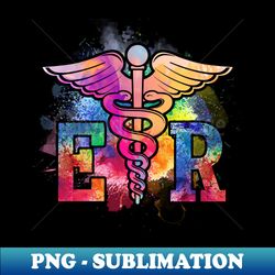 ER Nurse Illustration Design Emergency Nurses Day - Professional Sublimation Digital Download - Perfect for Sublimation Mastery