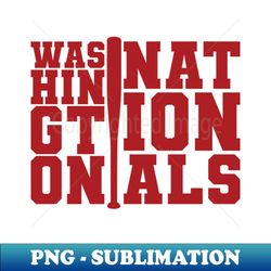 Nationals - Retro PNG Sublimation Digital Download - Bring Your Designs to Life