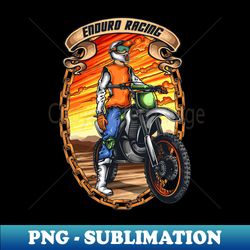 Motocross racer with helmet - Exclusive PNG Sublimation Download - Perfect for Sublimation Mastery