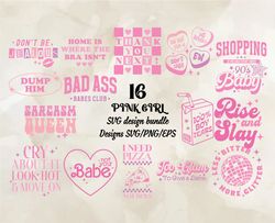 16 Pink Girl Svg Design Bundle, Christian Christmas Svg, Christmas Design, Christmas Shirt, Christmas 87