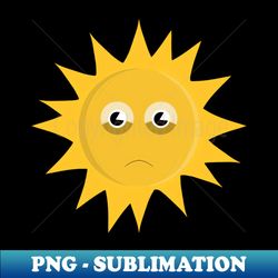 Saddened Sun - Premium Sublimation Digital Download - Revolutionize Your Designs