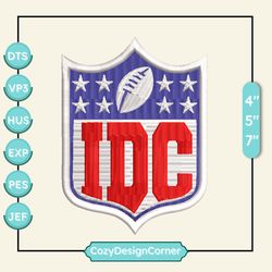 I Don't Care Embroidery Design, NFL Football Logo Embroidery Design, Famous Football Team Embroidery Design, Football Embroidery Design, Pes, Dst, Jef, Files