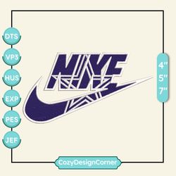 NIKE NFL Dallas Cowboys Logo Embroidery Design, NIKE NFL Logo Sport Embroidery Machine Design, Famous Football Team Embroidery Design, Football Brand Embroidery, Pes, Dst, Jef, Files