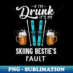 SKIING DRUNK - Signature Sublimation PNG File - Enhance Your Apparel with Stunning Detail