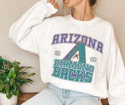 Arizona Diamondback Crewneck Sweatshirt, Diamondbacks EST 1998 Sweatshirt, Arizona Baseball Shirt, Retro Diamondbacks Sh