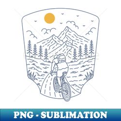 Bike to Wild Nature 1 - Premium Sublimation Digital Download - Transform Your Sublimation Creations