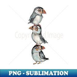 Puffin Tower - Decorative Sublimation PNG File - Perfect for Sublimation Art