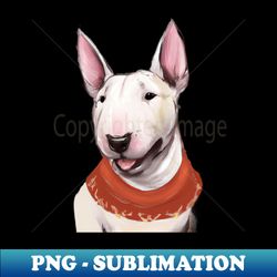 Cute Bull Terrier Drawing - Premium Sublimation Digital Download - Stunning Sublimation Graphics