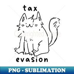 tax evasion cat - retro png sublimation digital download - revolutionize your designs