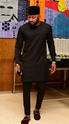 black dashiki mens wear|africans men clothing |kaftan african men shirt and down