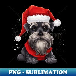 Miniature Schnauzer Christmas - Trendy Sublimation Digital Download - Spice Up Your Sublimation Projects