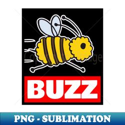 Buzzing Busy Bee - PNG Transparent Digital Download File for Sublimation - Spice Up Your Sublimation Projects