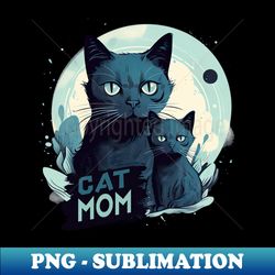 Cat Mom - Creative Sublimation PNG Download - Bold & Eye-catching