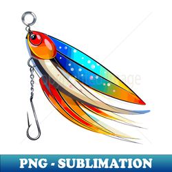 Spinner Fishing Lure Fisherman Fishing lover - Elegant Sublimation PNG Download - Revolutionize Your Designs