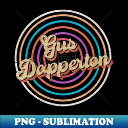 vintage circle line color Gus Dapperton - Artistic Sublimation Digital File - Unlock Vibrant Sublimation Designs
