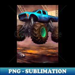 Monster Truck in Arena - Creative Sublimation PNG Download - Stunning Sublimation Graphics