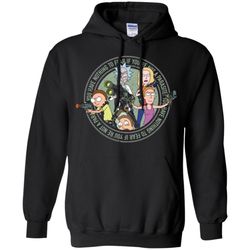Rick And Morty And The Smith Family Men Pullover Hoodie