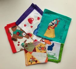 Kids Hankies Children Handkerchiefs Set of 5 NEW Child Hankies Eco friendly Cotton Reusable Tissues Pocket Square