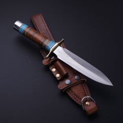 tactical d2 tool steel survival combat dagger knife