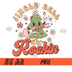 Jingle Bell Rockin PNG, Christmas Tree PNG, Rockin Christmas PNG