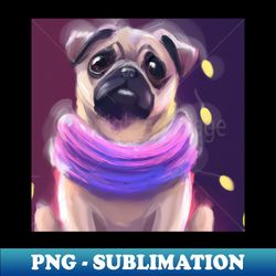 Cute Pug - Premium Sublimation Digital Download - Perfect for Sublimation Mastery