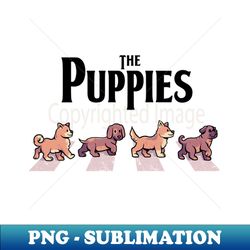 The Puppies - Cute Dog Band Gift - PNG Transparent Sublimation Design - Transform Your Sublimation Creations