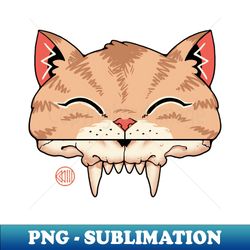 Cat Skull Horizontal - Signature Sublimation PNG File - Create with Confidence