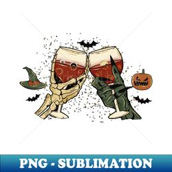 Halloween Wine - Exclusive Sublimation Digital File - Bold & Eye-catching