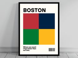 Boston Sports Team Art Color Print  Fenway Park  TD Garden  Gillette Stadium   Oil Paint  Red Sox  Celtics  Bruins  Patr