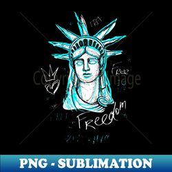 New York liberty statue - Premium Sublimation Digital Download - Vibrant and Eye-Catching Typography