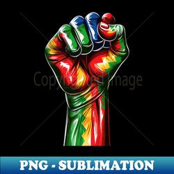 Juneteenth Hand - Special Edition Sublimation PNG File - Create with Confidence