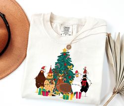 Cute Christmas Chickens Shirt, Farm Chickens Shirt, Animals Christmas Shirt, Funny Christmas Shirt, Chickens Lover Gift,