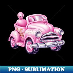 Pink Baby Car - Signature Sublimation PNG File - Capture Imagination with Every Detail