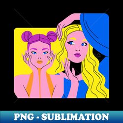 Pop Art Girl - Stylish Sublimation Digital Download - Capture Imagination with Every Detail