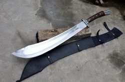 custom handmade carbon steel blade sword-hunting sword camping sword