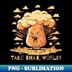 take that world explosion - png transparent sublimation file - instantly transform your sublimation projects