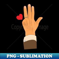 Lulas left hand and a heart - Aesthetic Sublimation Digital File - Fashionable and Fearless