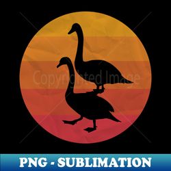 Swans - Aesthetic Sublimation Digital File - Boost Your Success with this Inspirational PNG Download